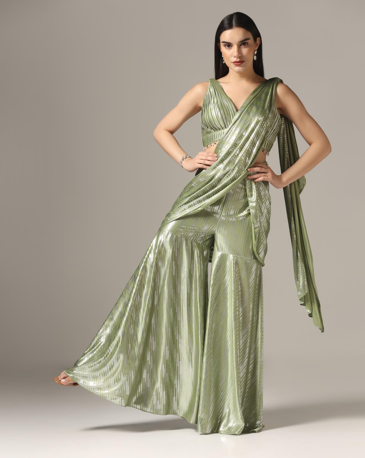 Draped Saree