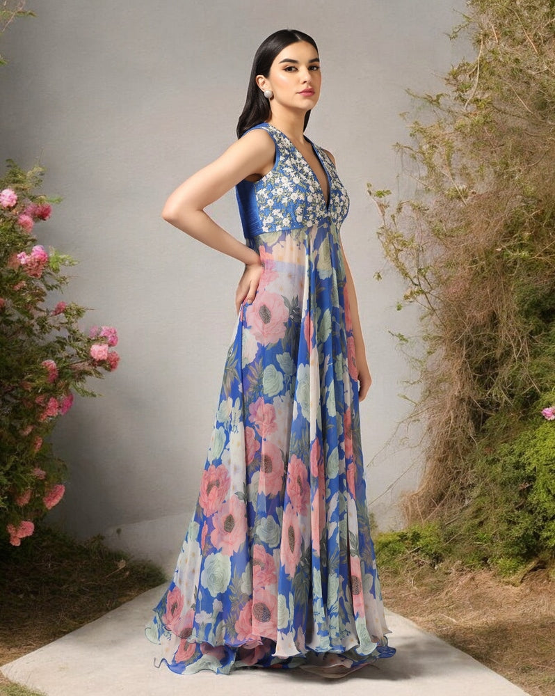 Floral Custom Print Set Yashodhara