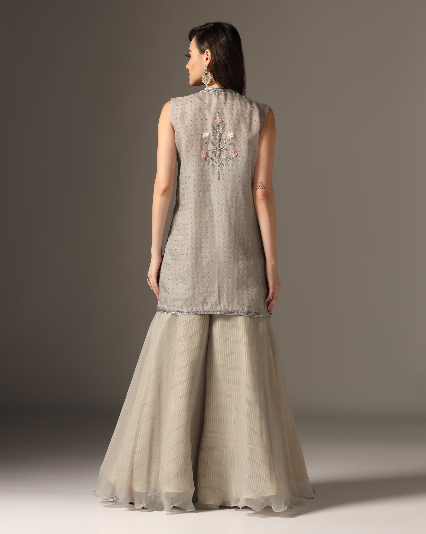 Mughal Jali Jacket Set