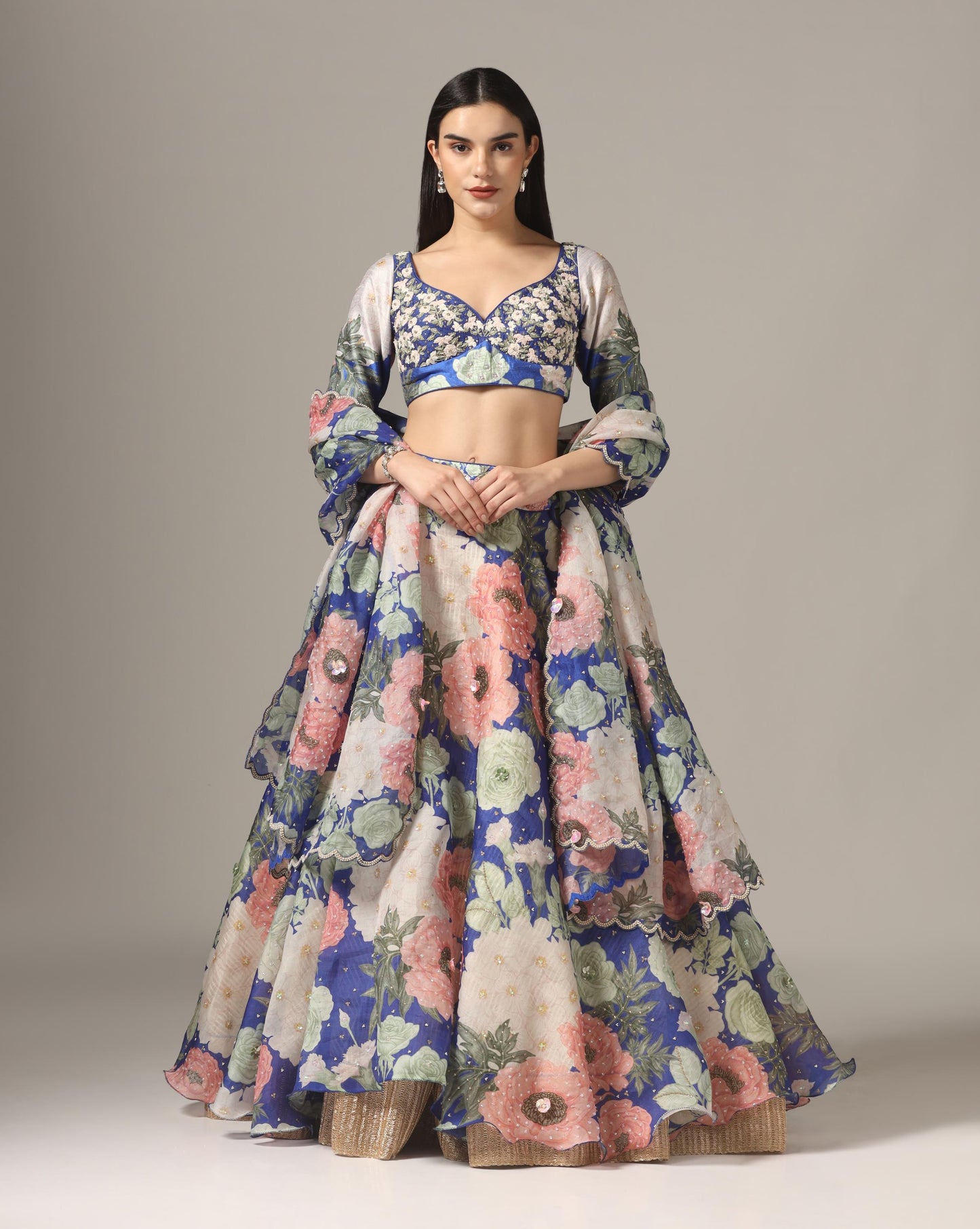 Floral Lehenga Set
