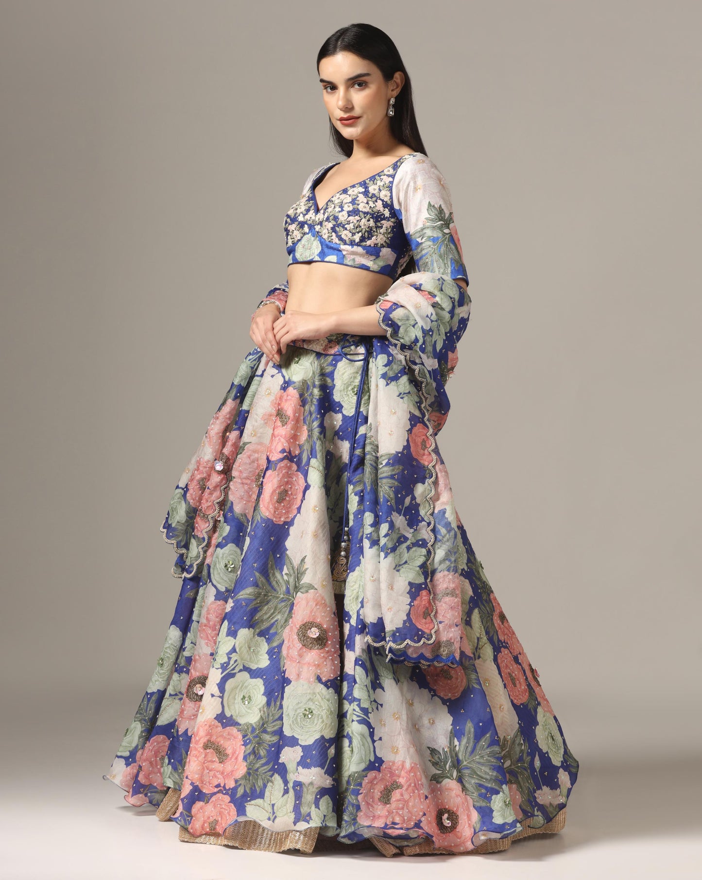 Floral Lehenga Set