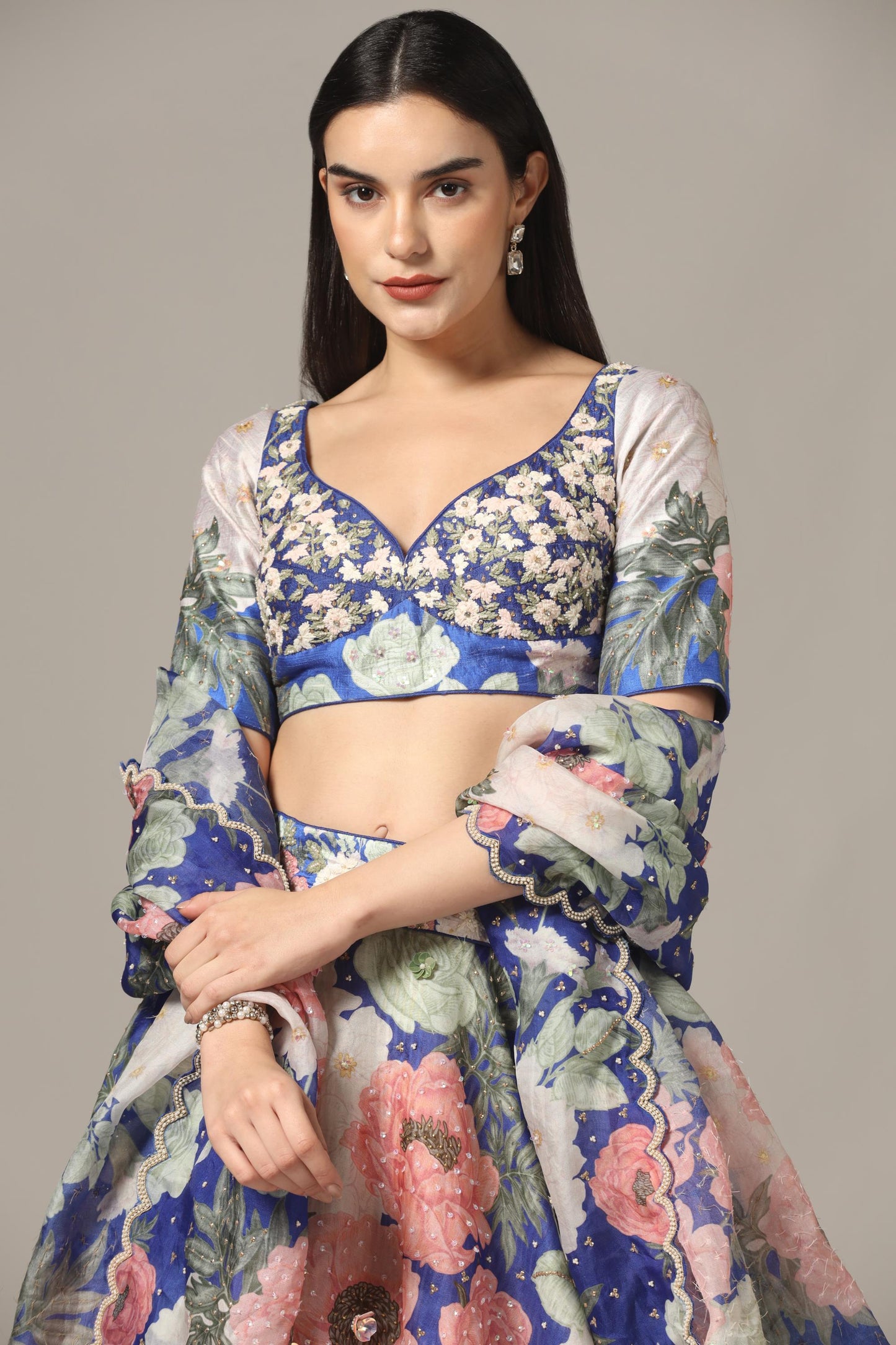 Floral Lehenga Set