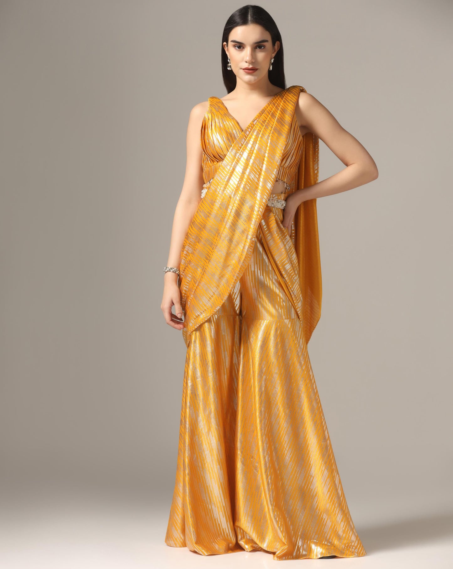 Draped Saree