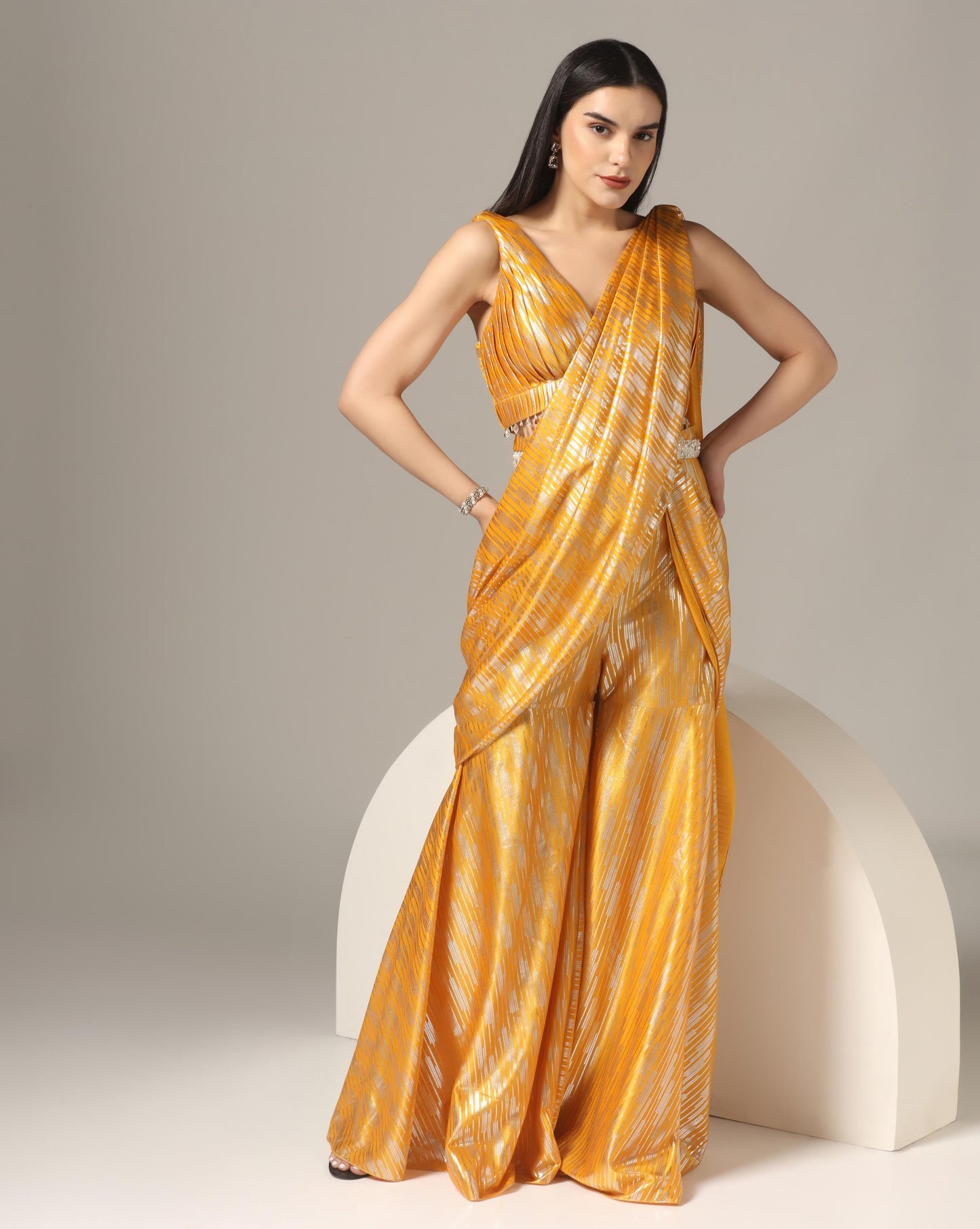 Draped Saree