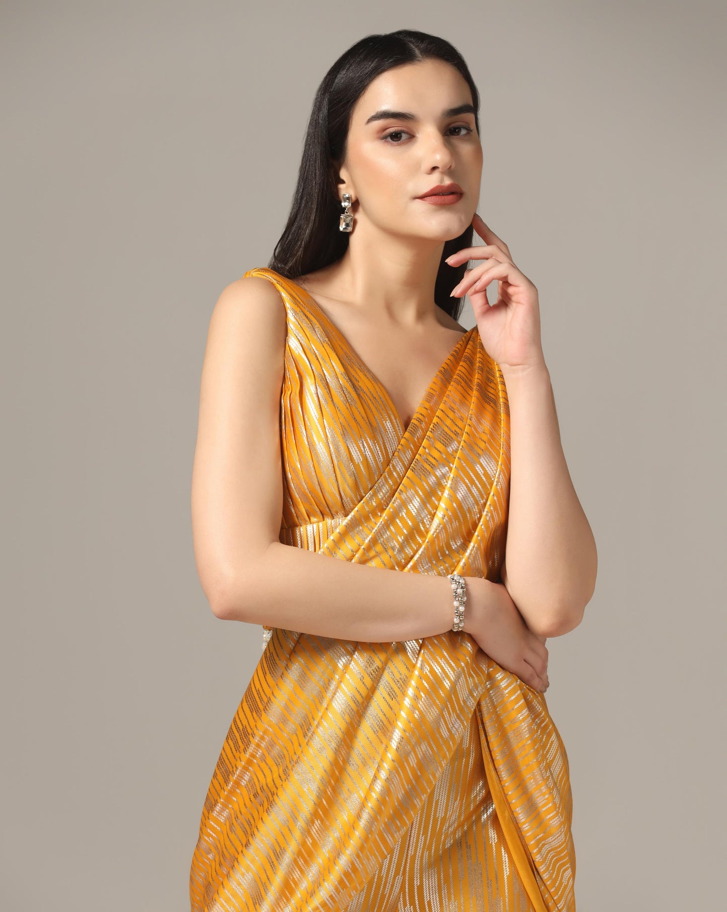 Draped Saree