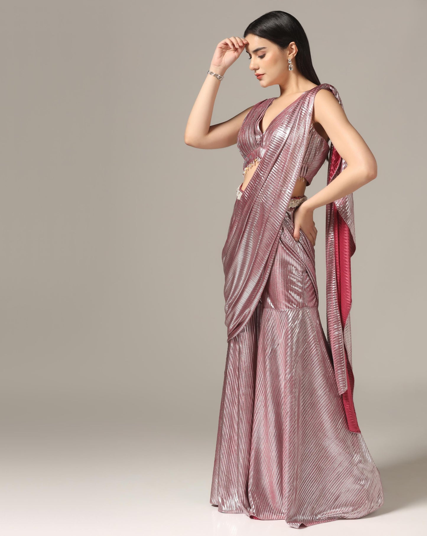 Draped Saree