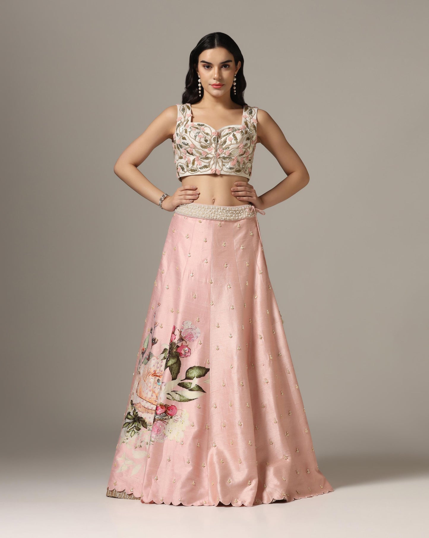 Floral Lehenga Set