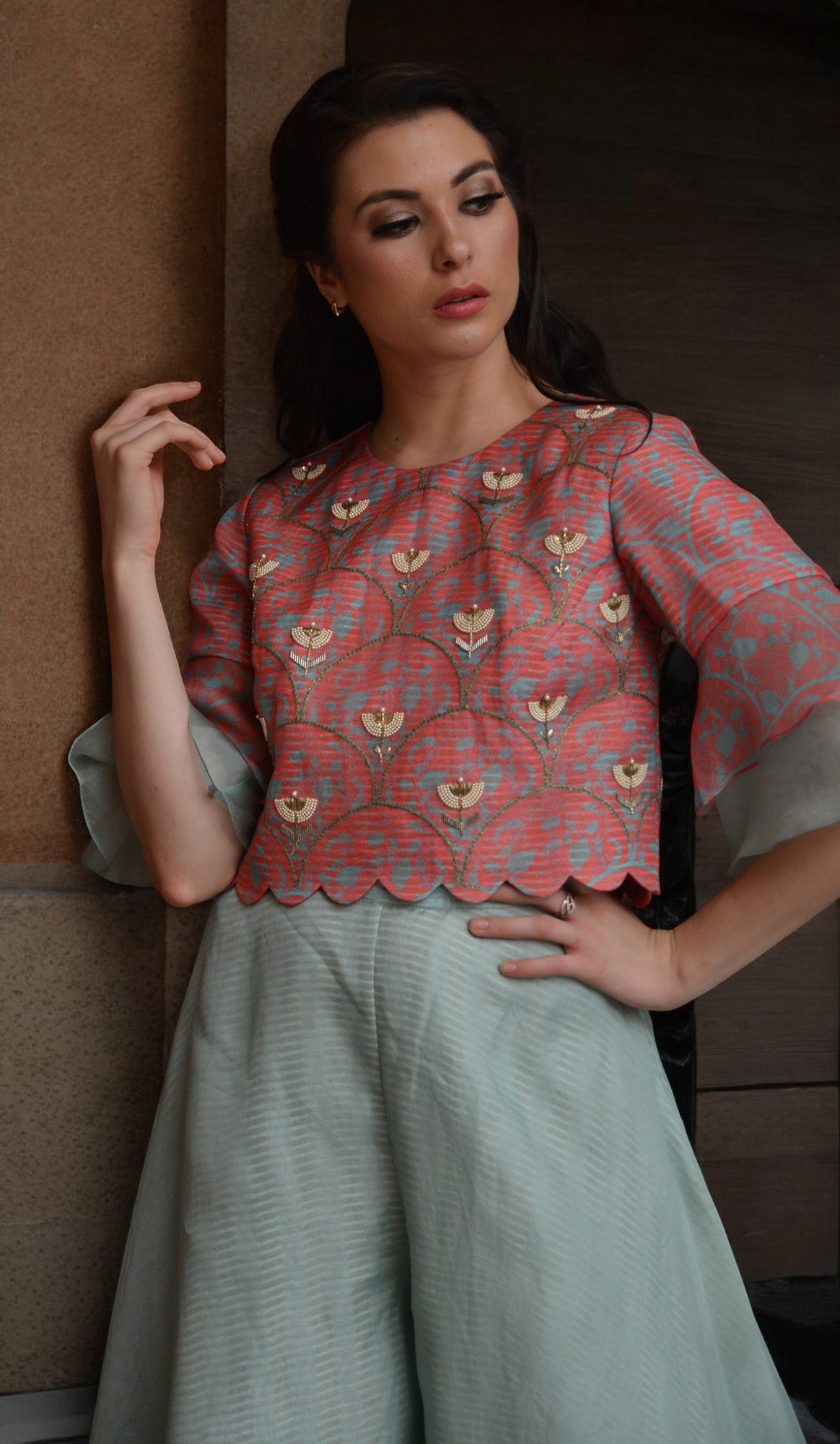CROP TOP SET