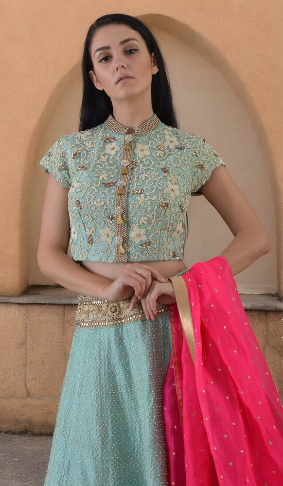 PEARL WORK LEHENGA Yashodhara