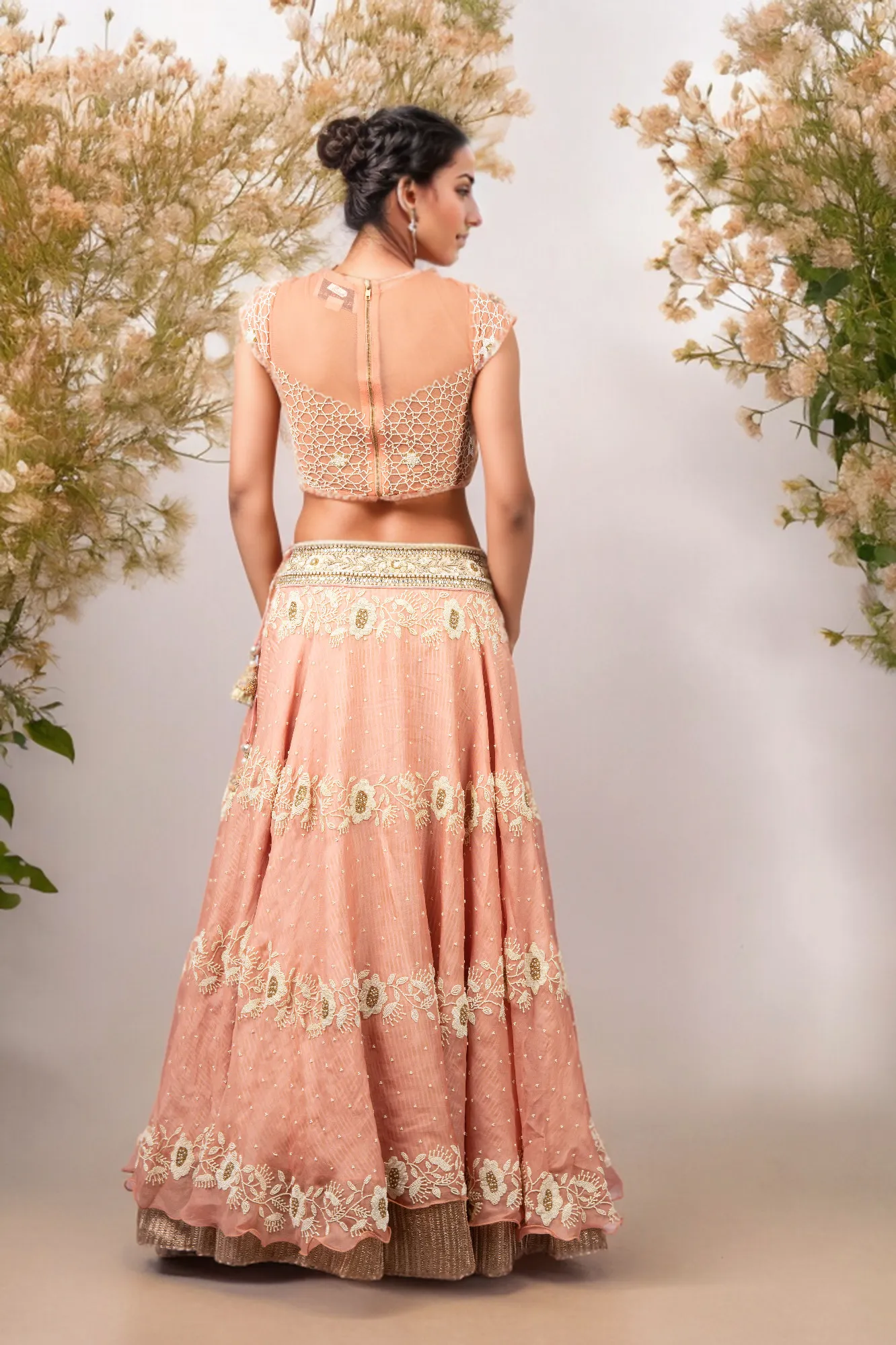 SUNFLOWER BEL LEHENGA