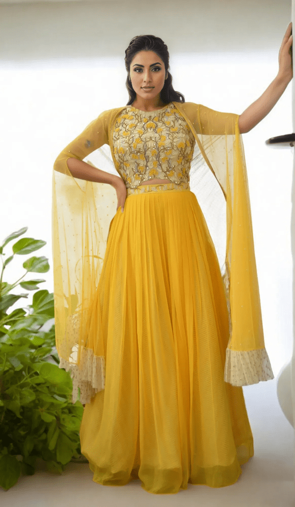 HANDLOOM BLOUSE WITH CAPE & PAZALLOS Yashodhara