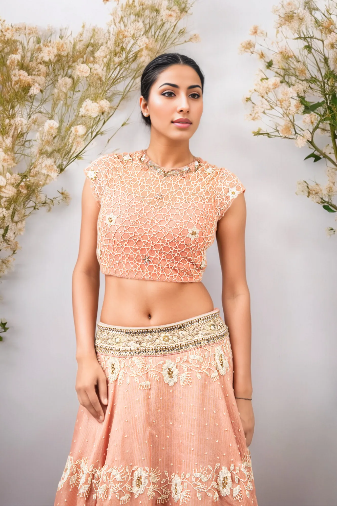 SUNFLOWER BEL LEHENGA