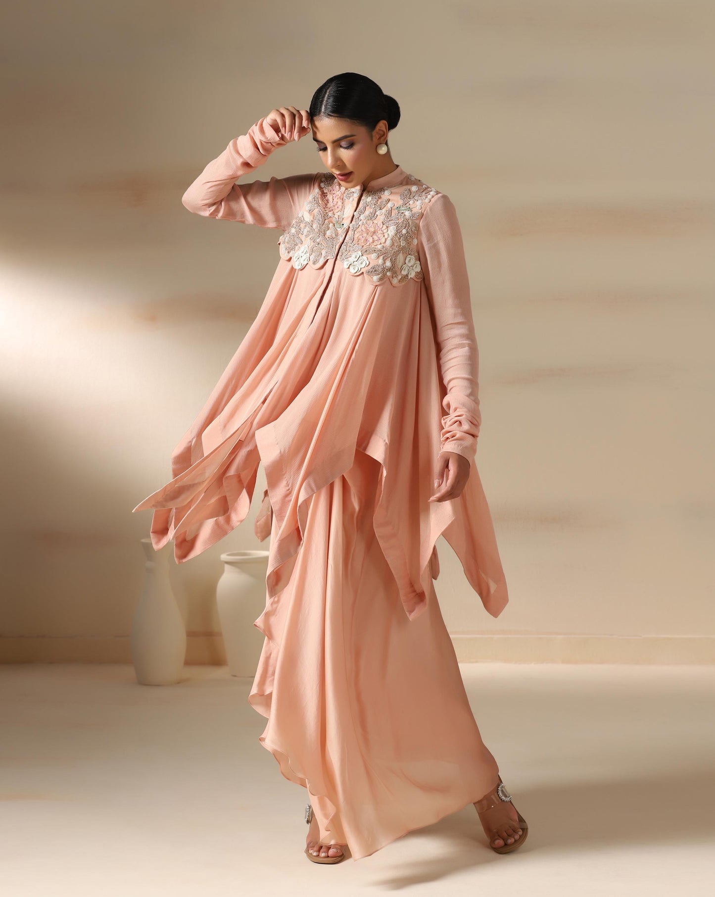 Blush Petal Cascade