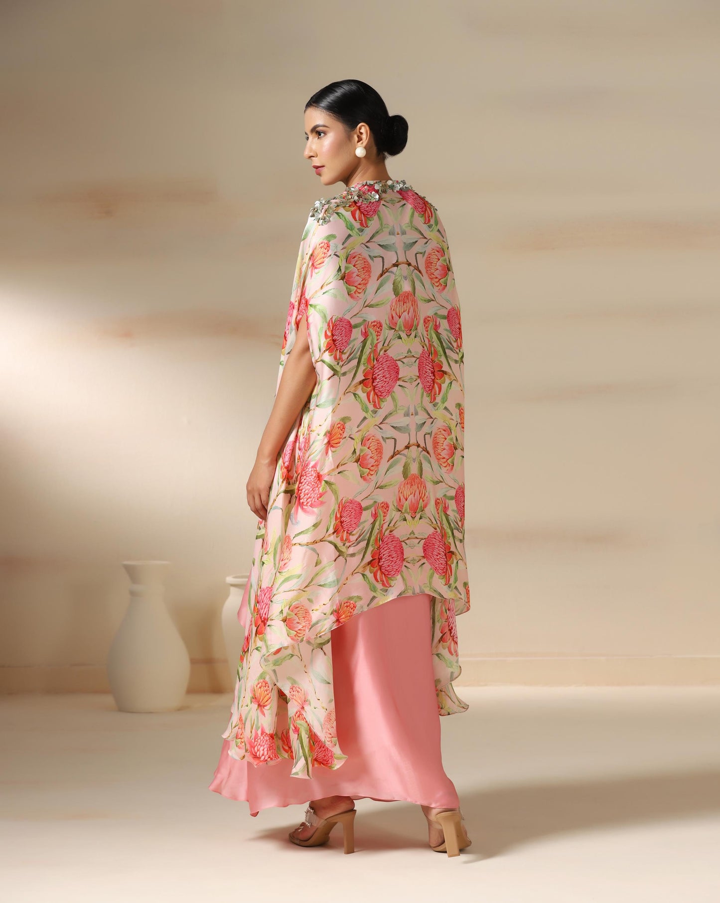 Blush Bloom Cape Set