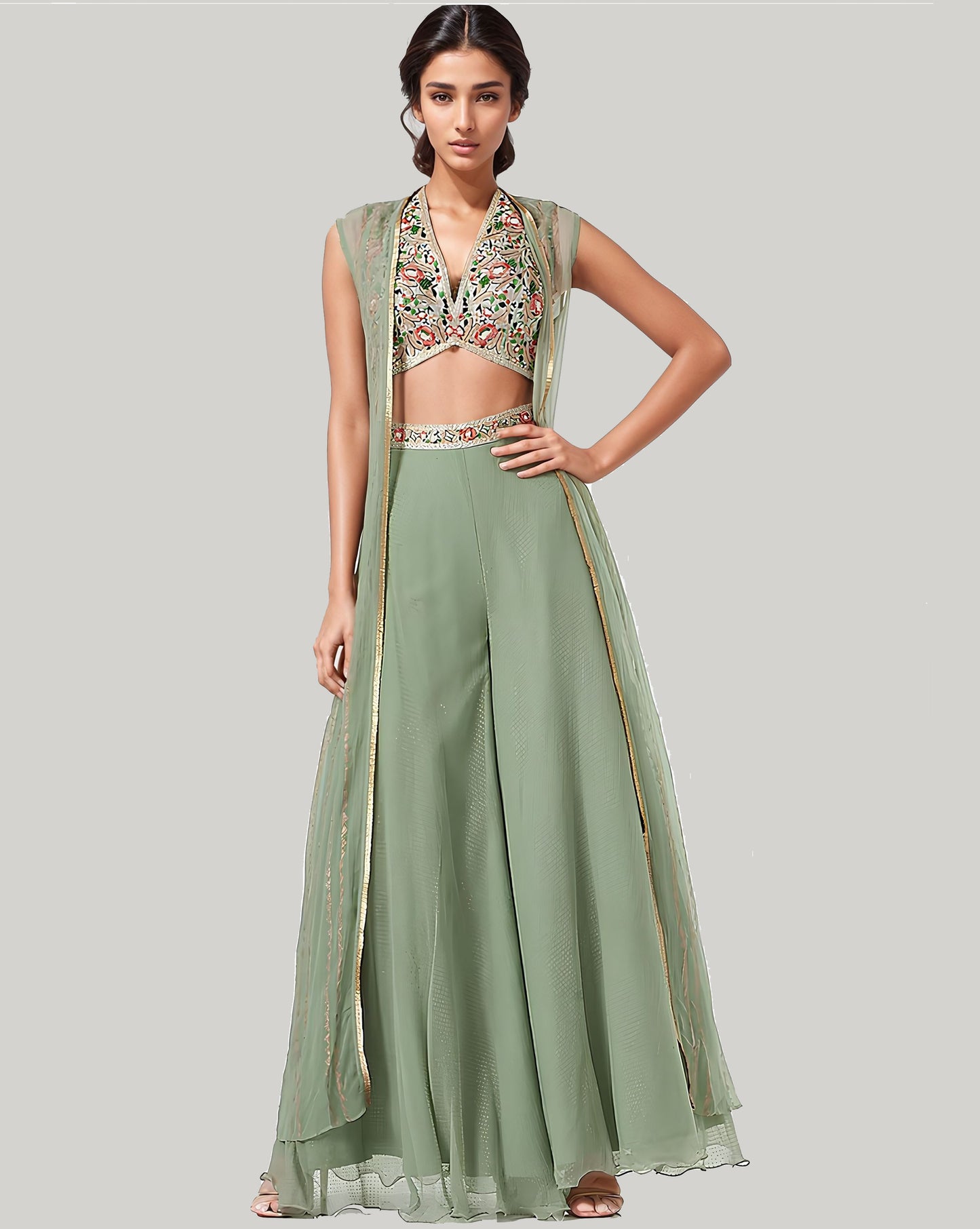 Jade Printed Pant Set