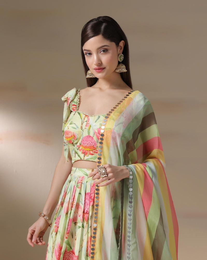 Garden Bloom Lehenga Yashodhara