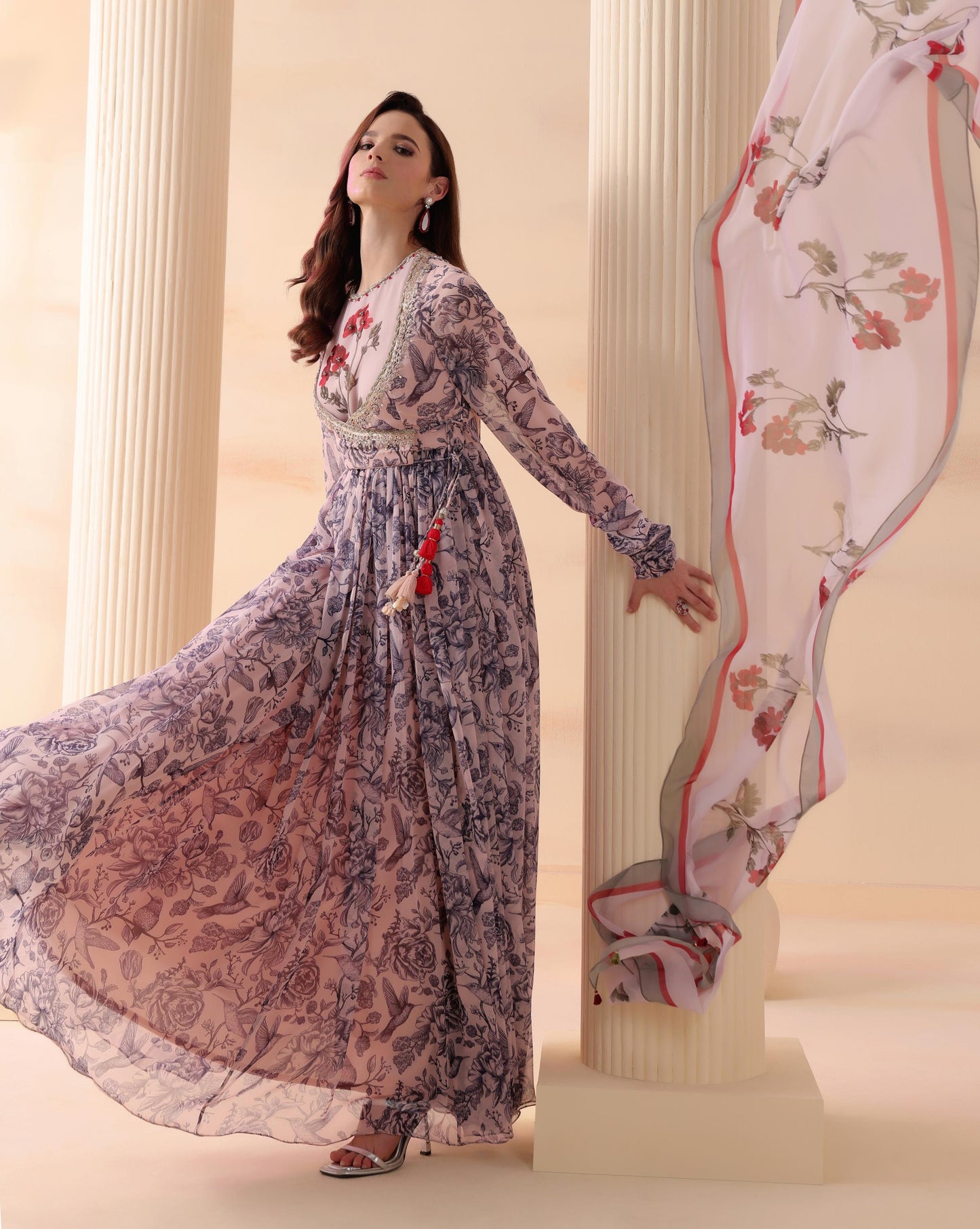 Blooming Grace Anarkali