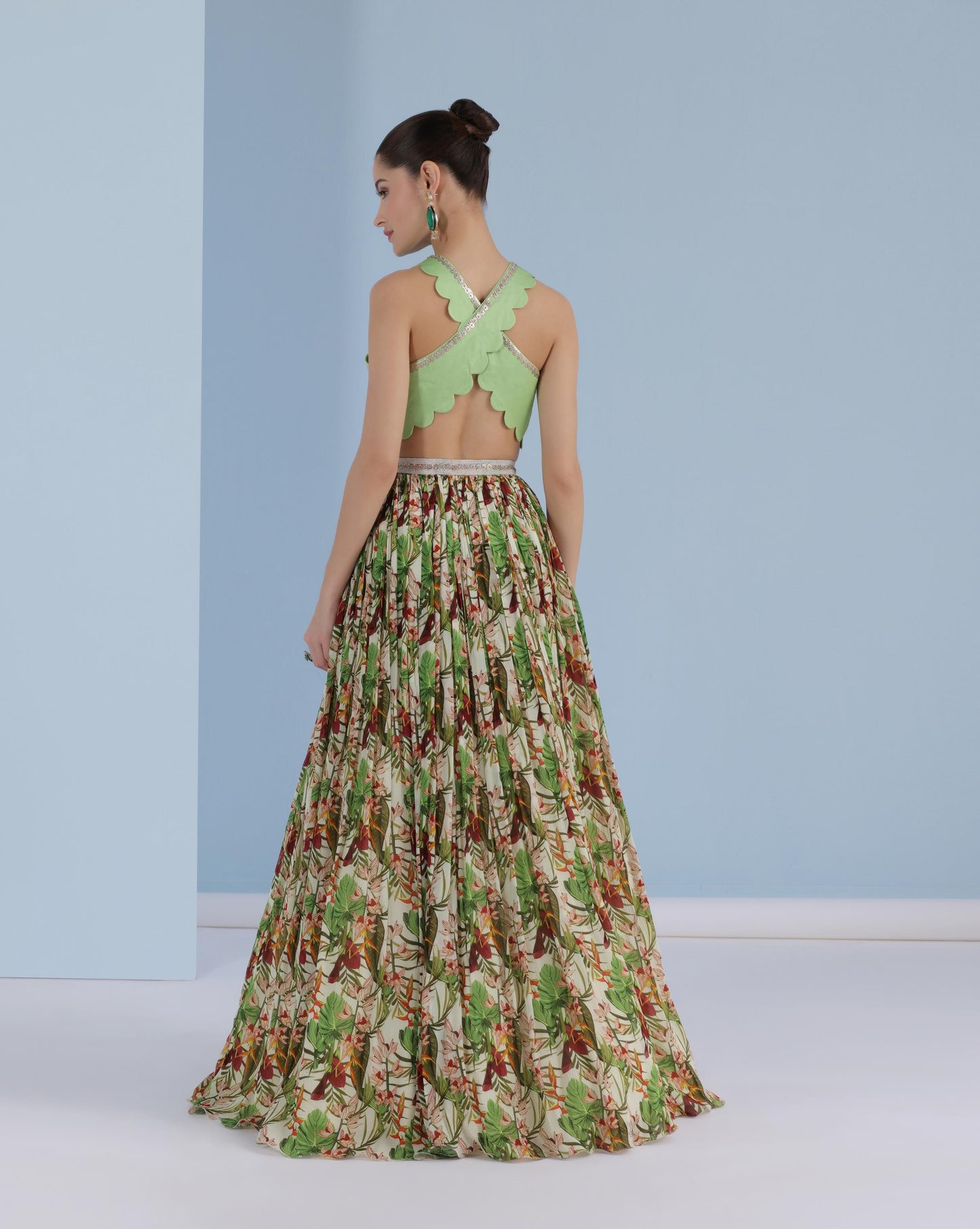 Verdant Bloom Lehenga