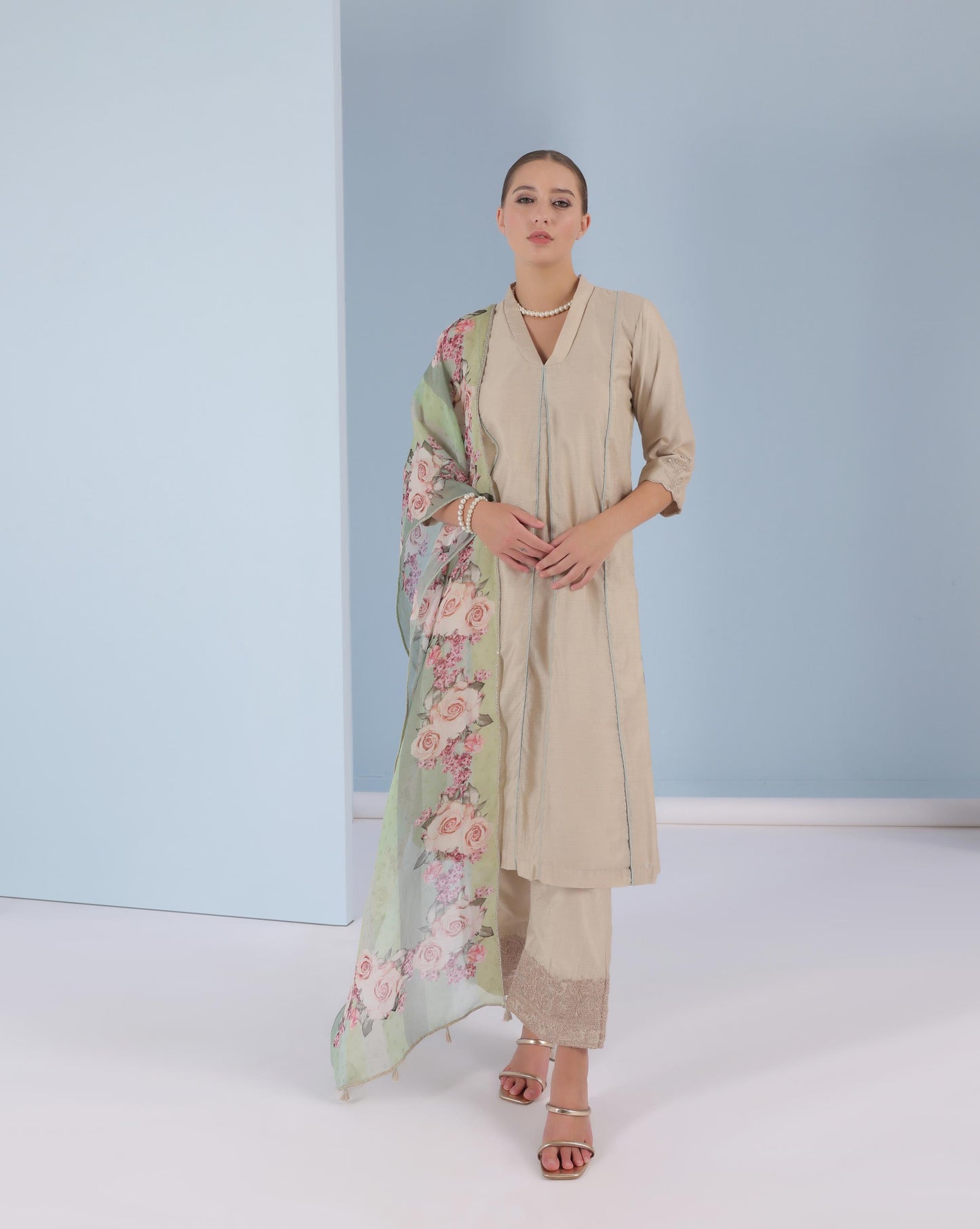 Ethereal Bloom Kurta Set