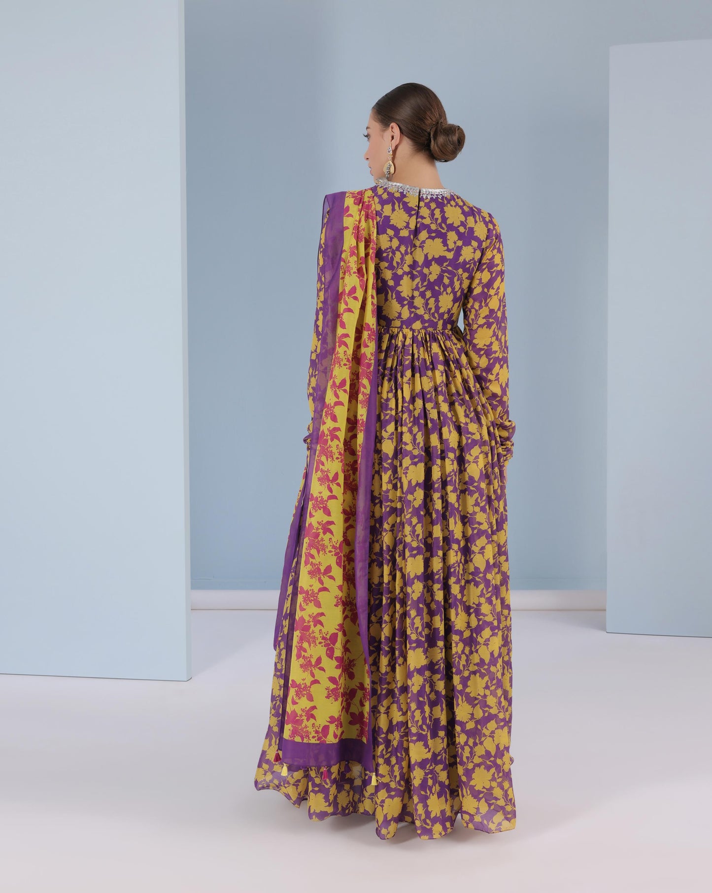 Golden Orchid Maxi Dress
