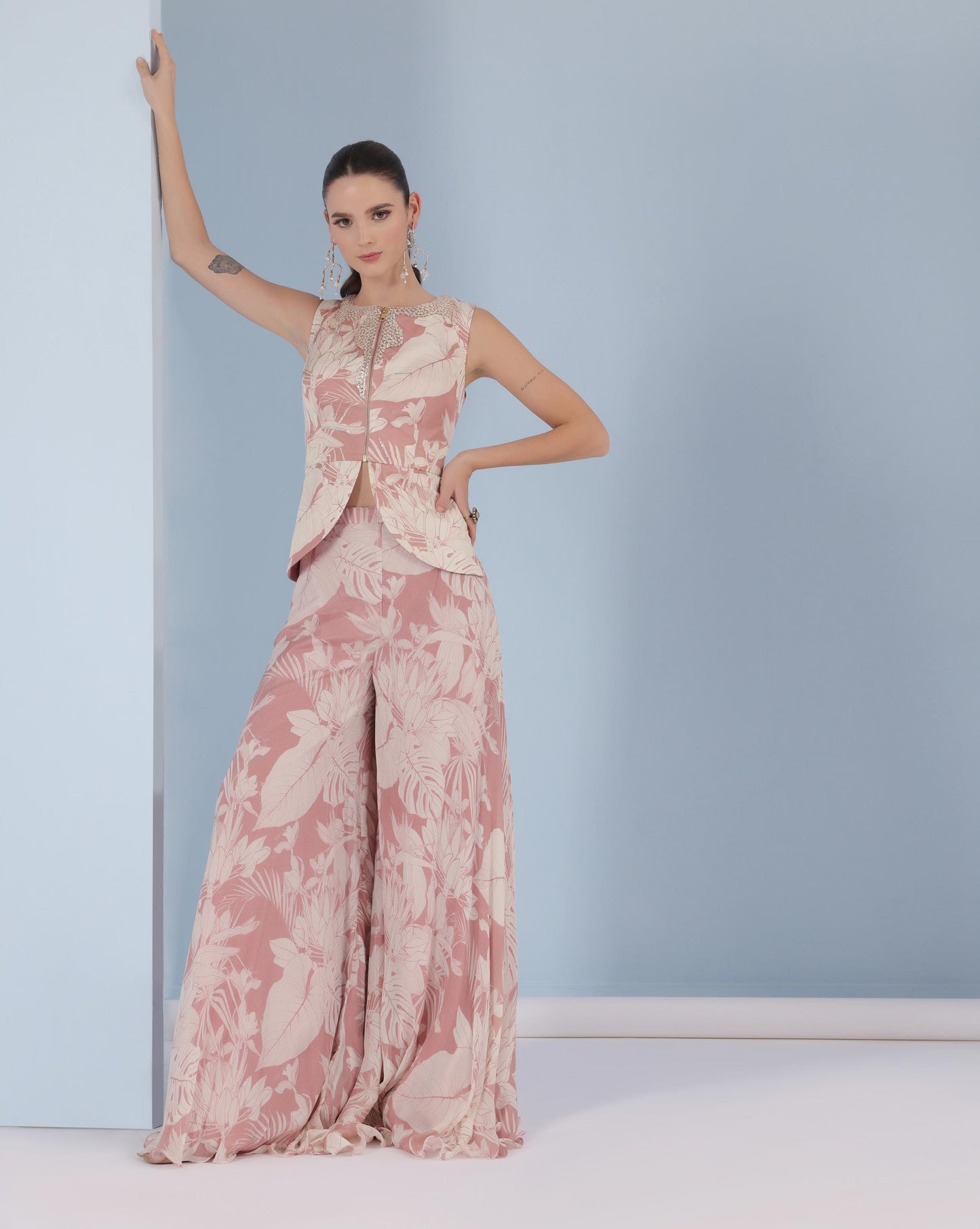Blush Reverie Palazzo Set