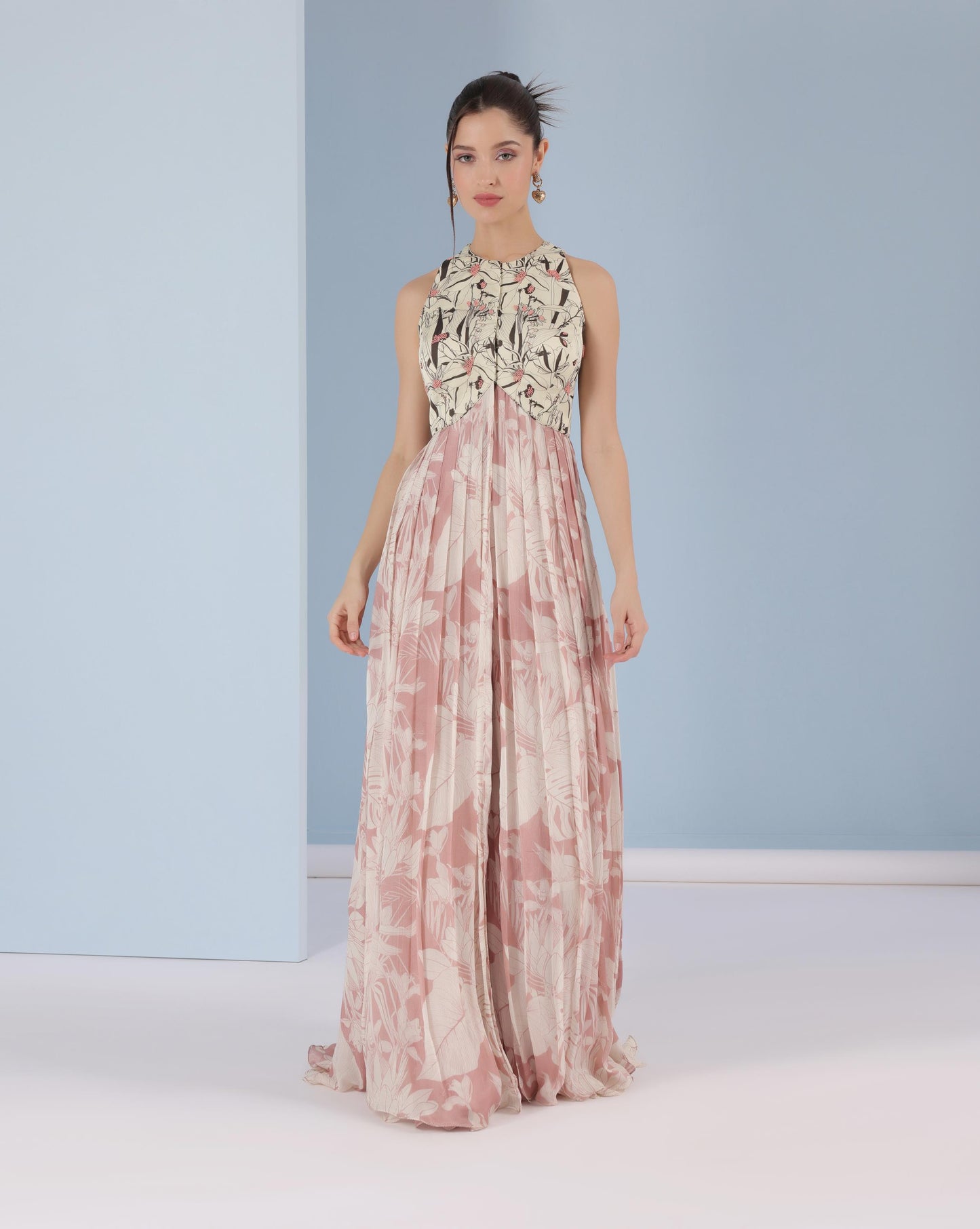Blush Garden Maxi Dress