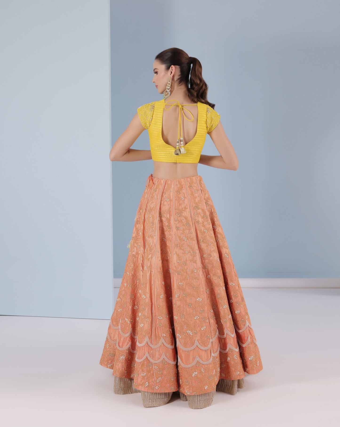 Sunset Bloom Lehenga Set