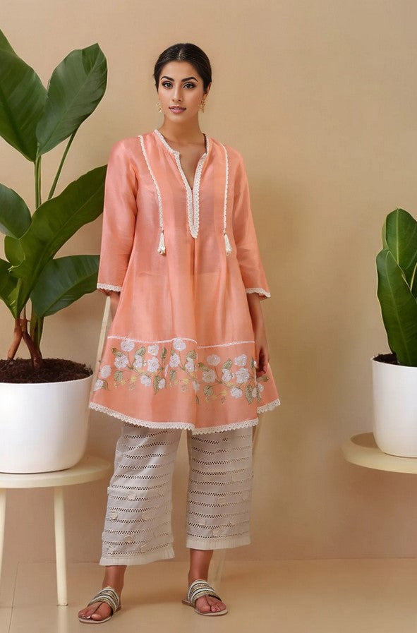 PEACH SEMAL BEL KURTI