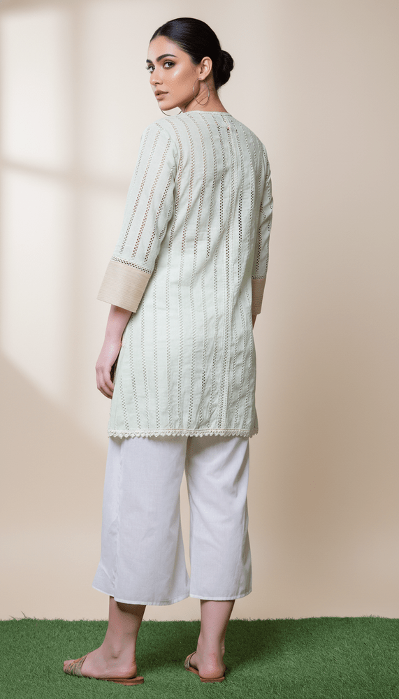 Floral Grid Kurti Yashodhara
