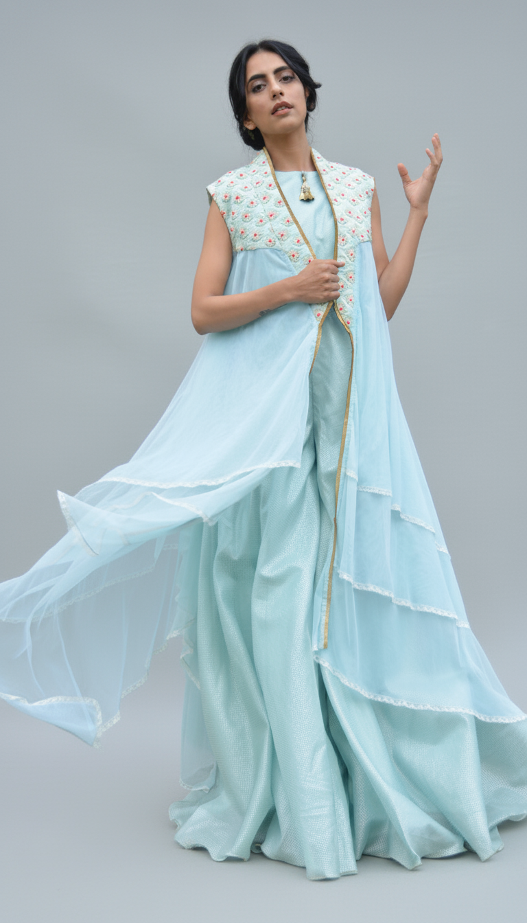 Aqua Serenity Layered Set Yashodhara