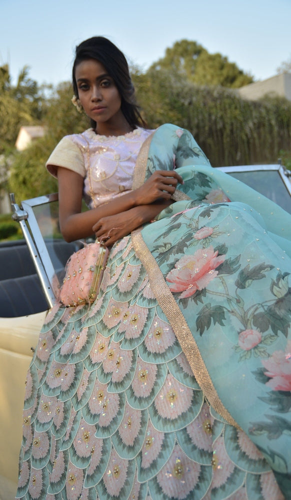 PRINTED LEHENGA SET Yashodhara
