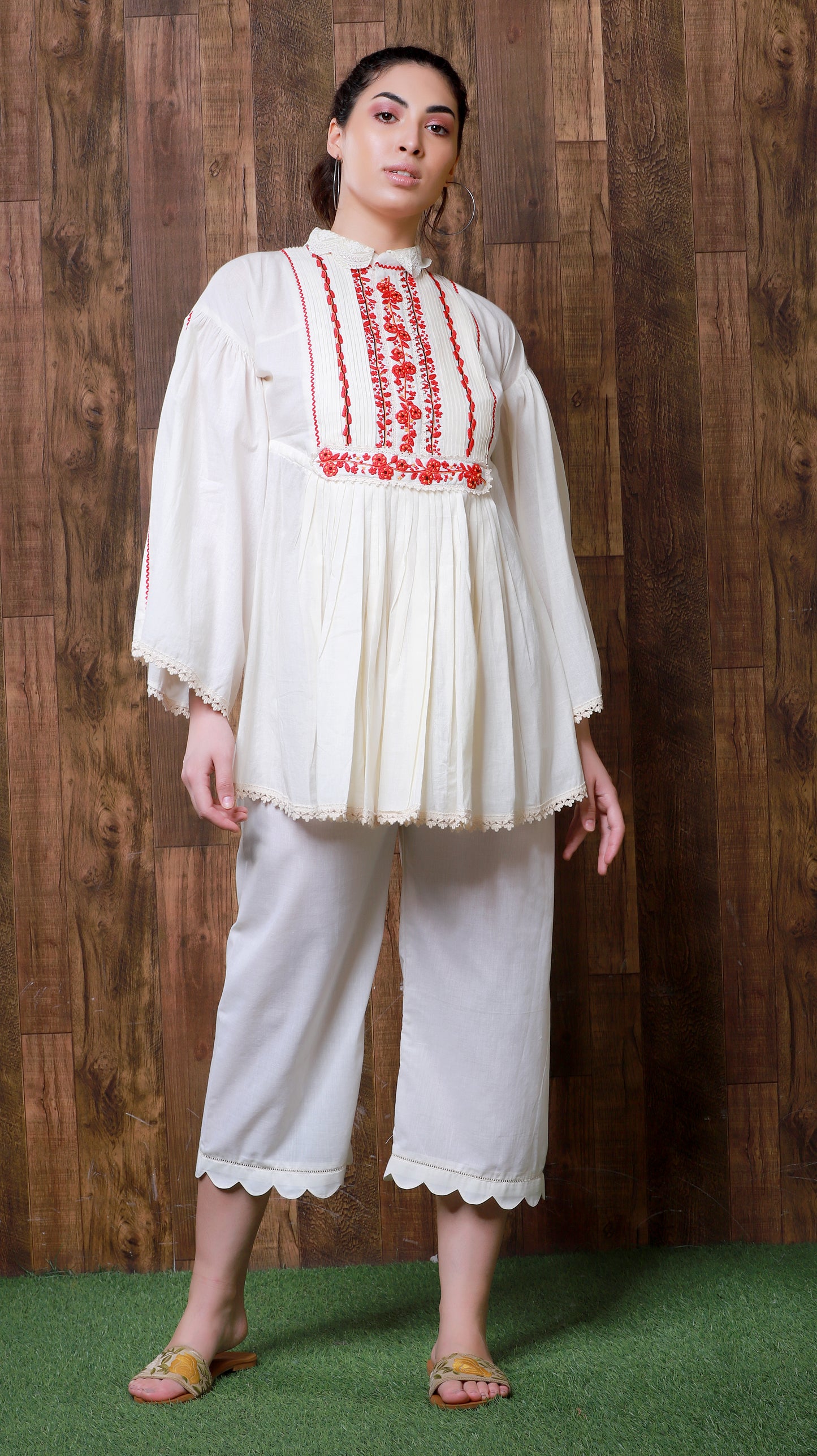 Victorian Pleated Tunic