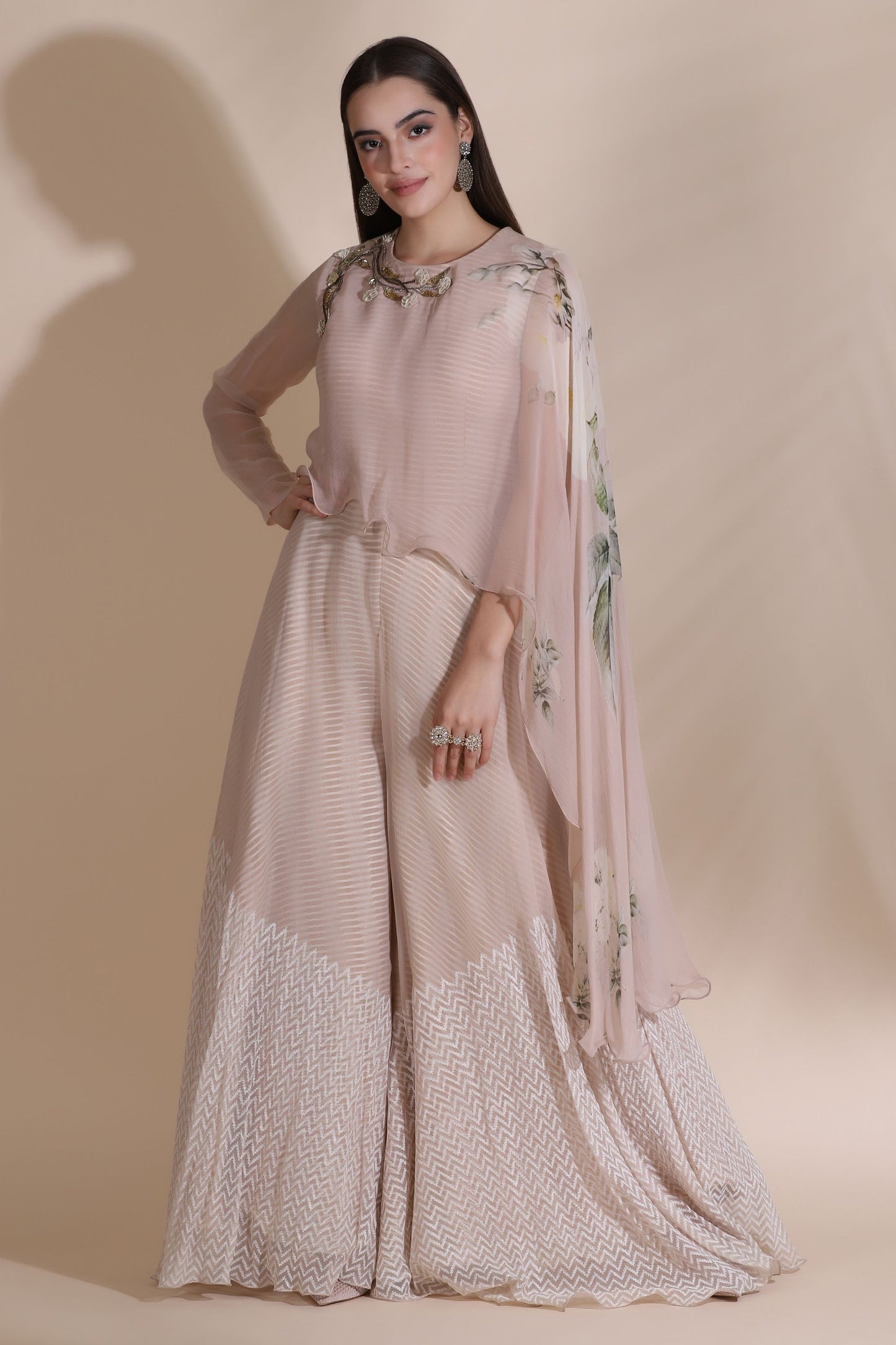 Jumpsuit with attached Cape