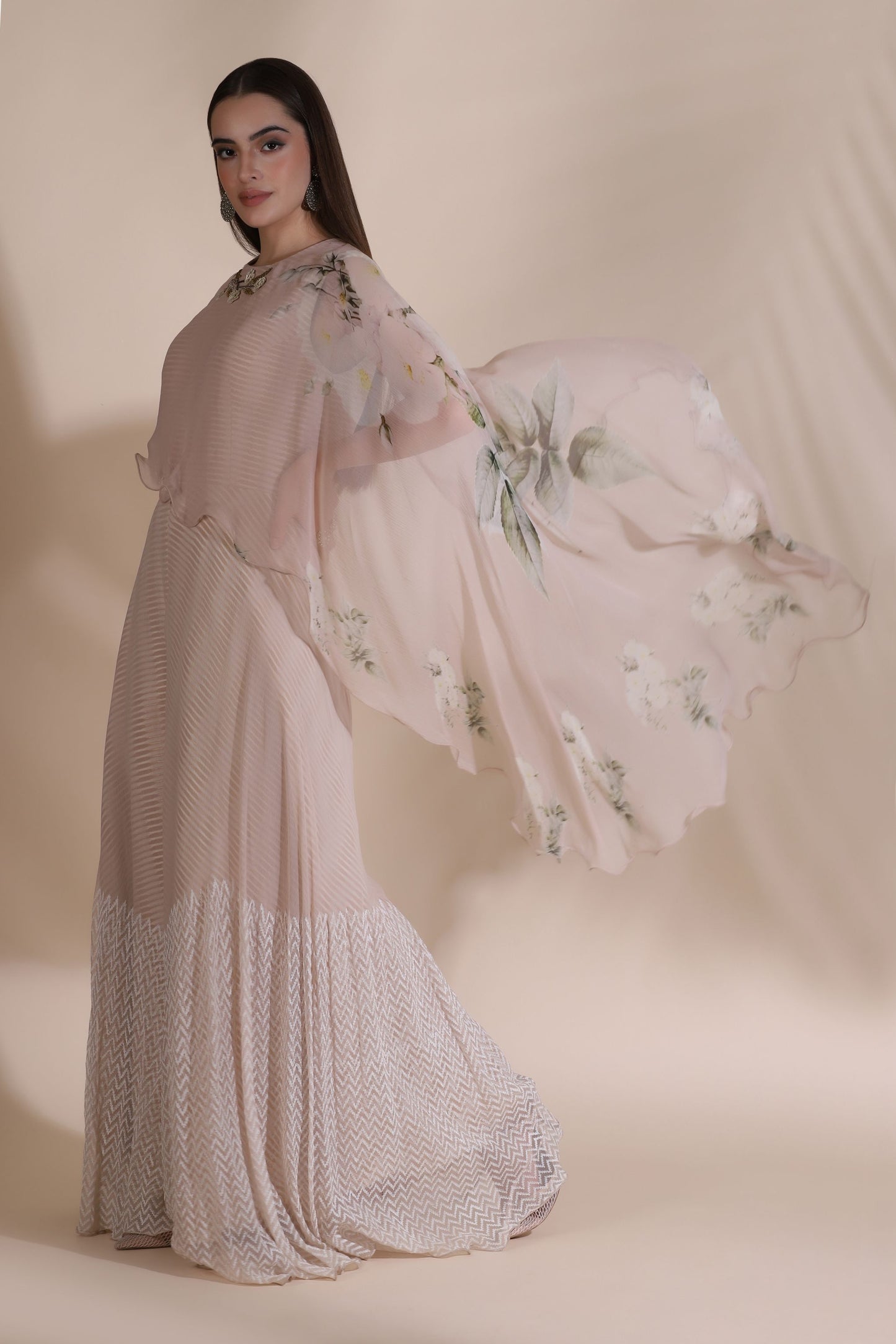 Jumpsuit with attached Cape