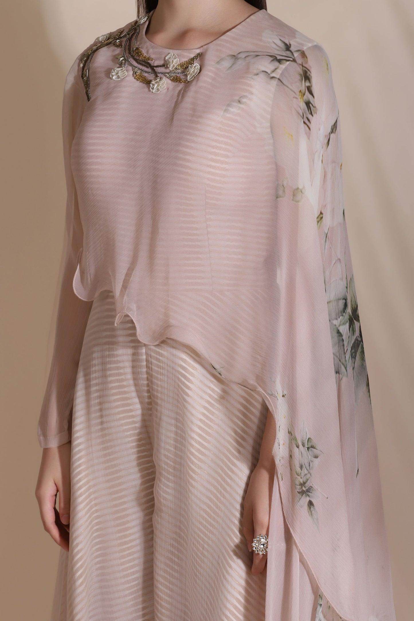 Jumpsuit with attached Cape