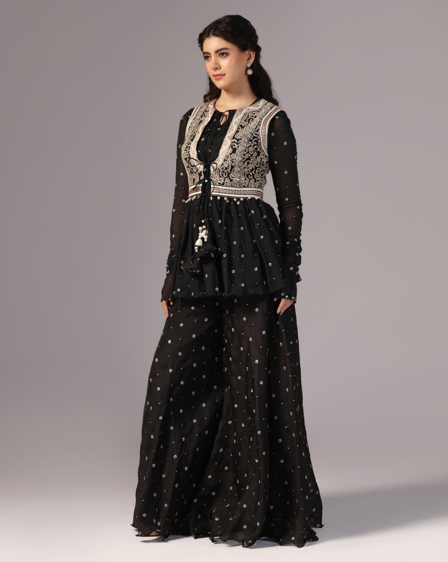 Black Kashmiri Set