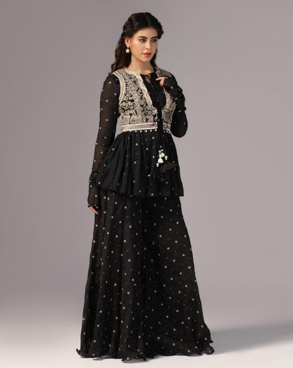 Black Kashmiri Set