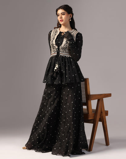 Black Kashmiri Set