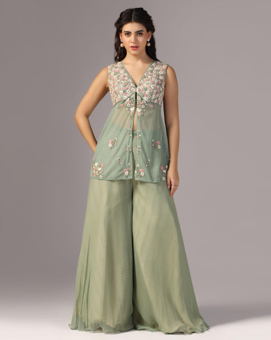 Sea Green Kurti Set