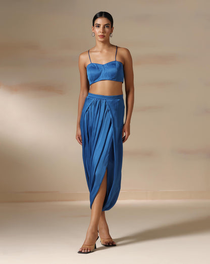 Blue Mirage Kaftan Gown