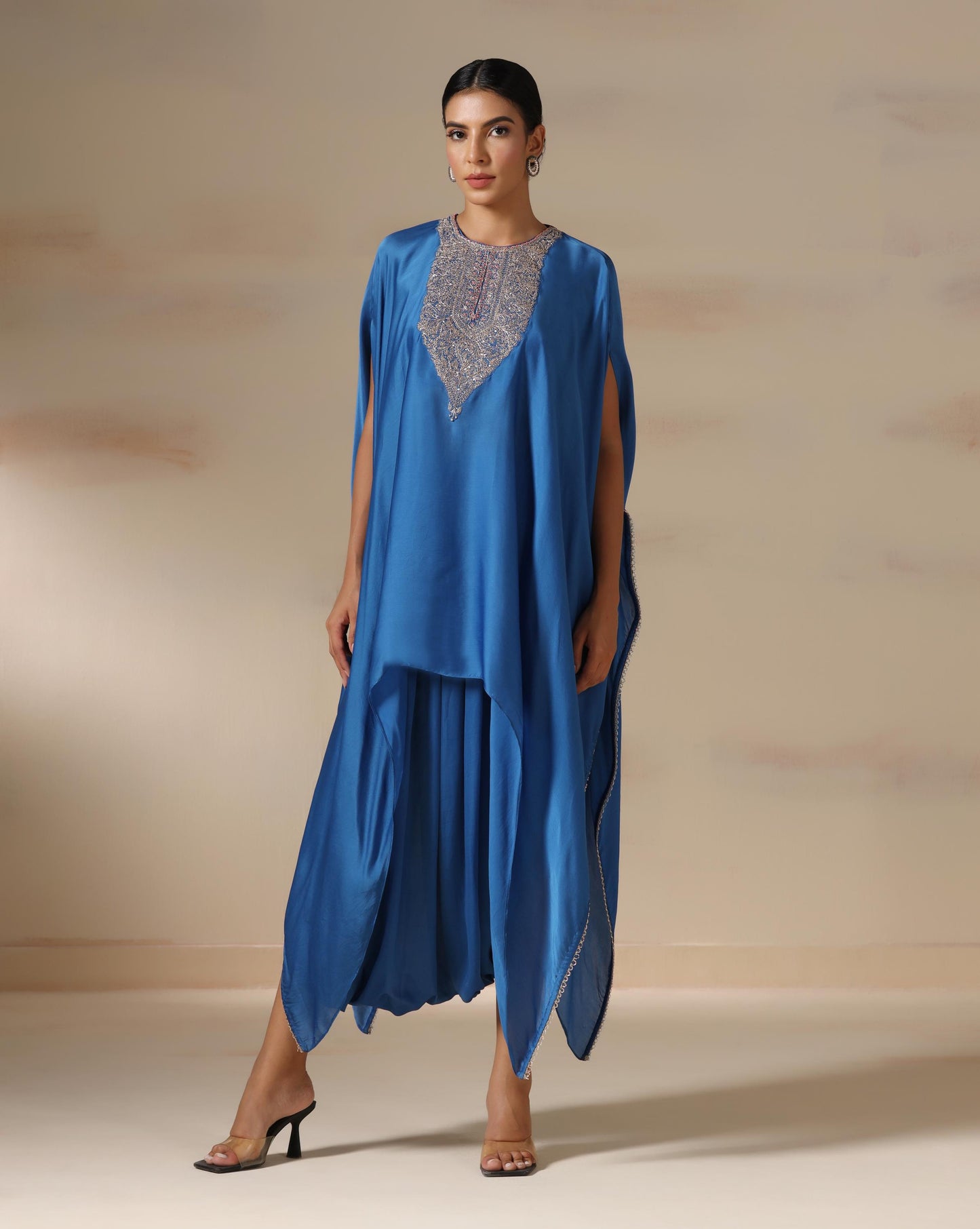 Blue Mirage Kaftan Gown