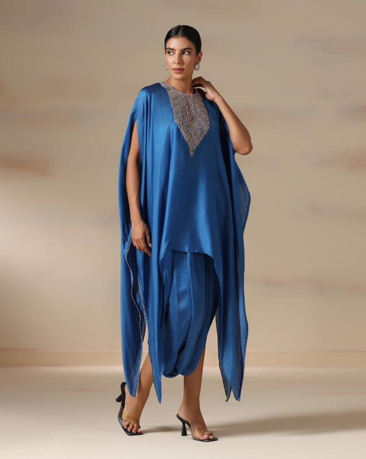 Blue Mirage Kaftan Gown