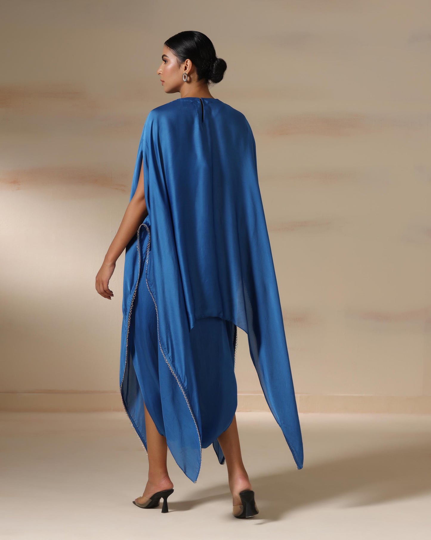 Blue Mirage Kaftan Gown