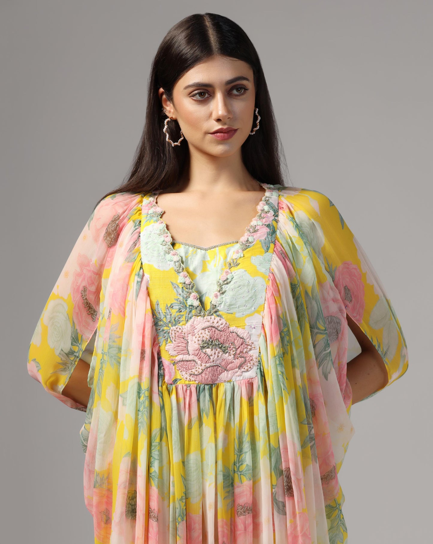 Meadow Muse Cape & Palazzo Set