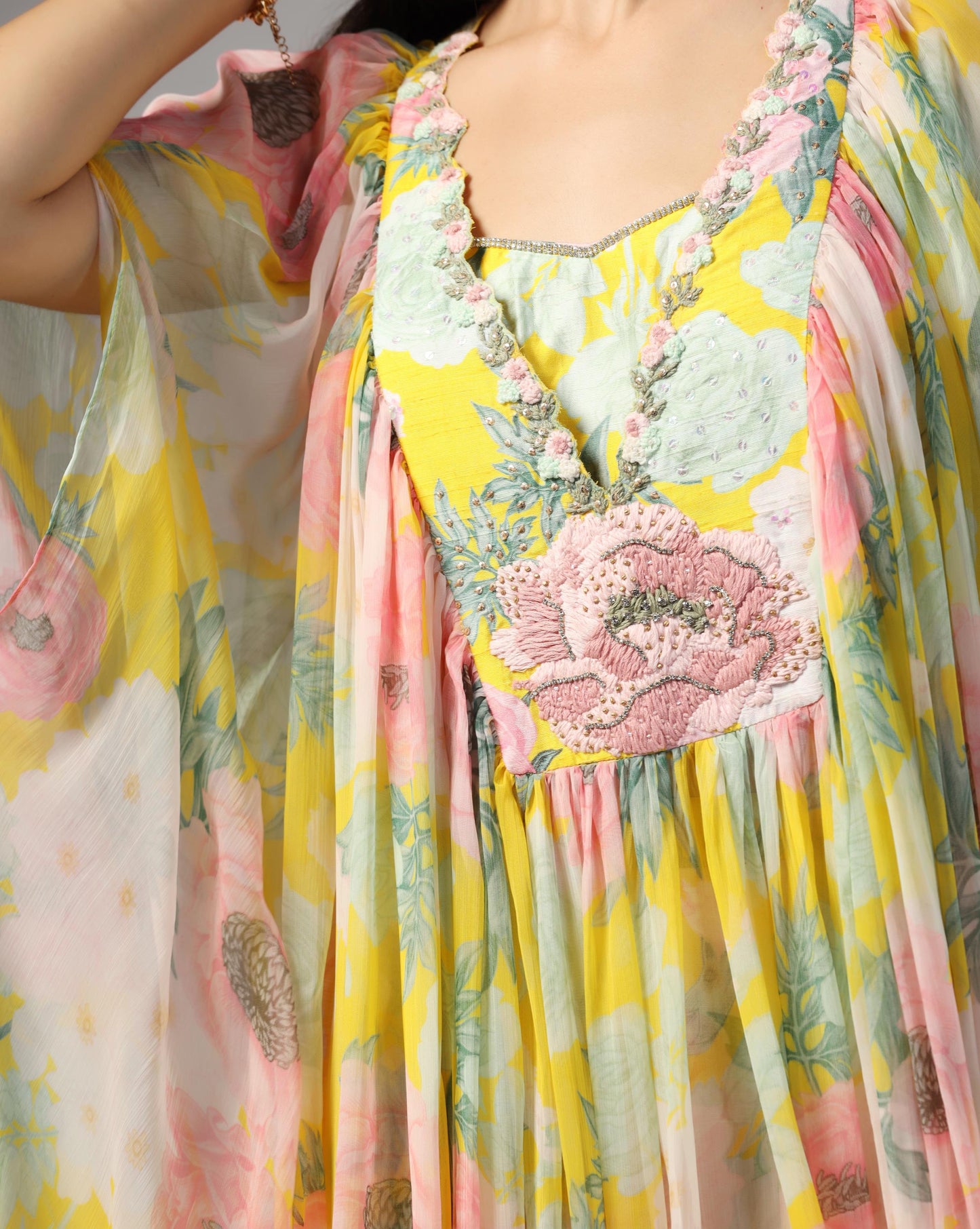 Meadow Muse Cape & Palazzo Set