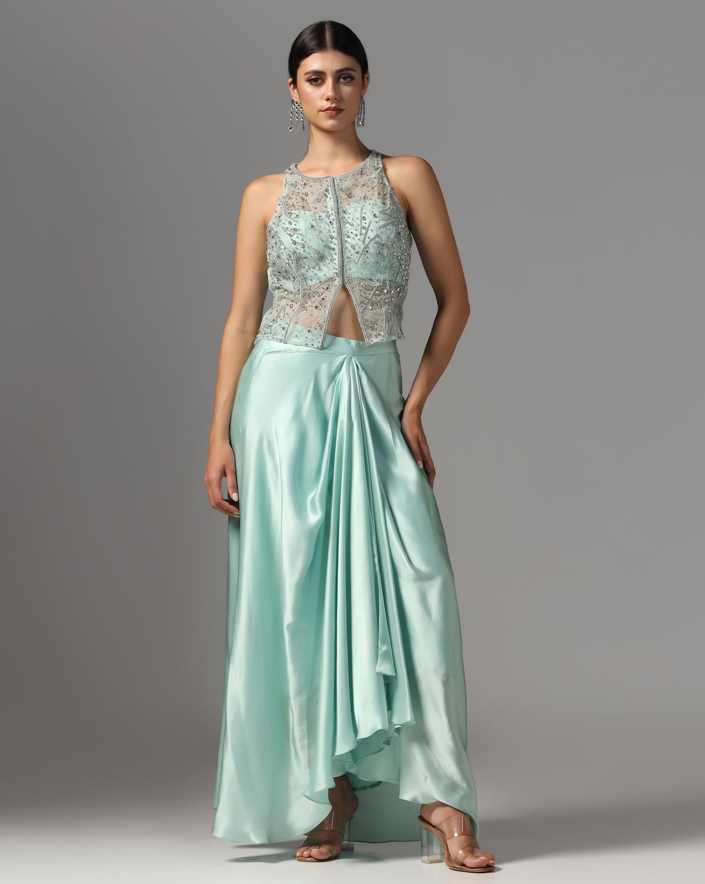 Aqua Glace Crystal-Embellished Fusion Set