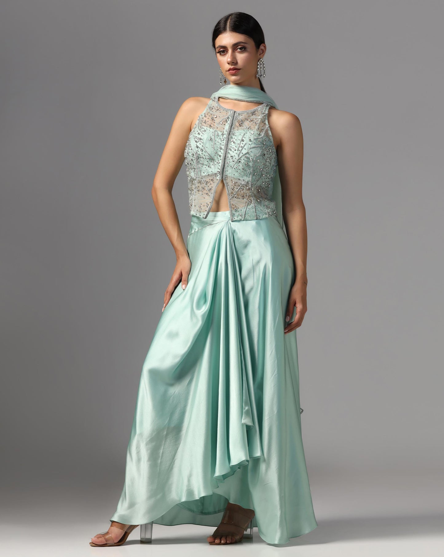 Aqua Glace Crystal-Embellished Fusion Set