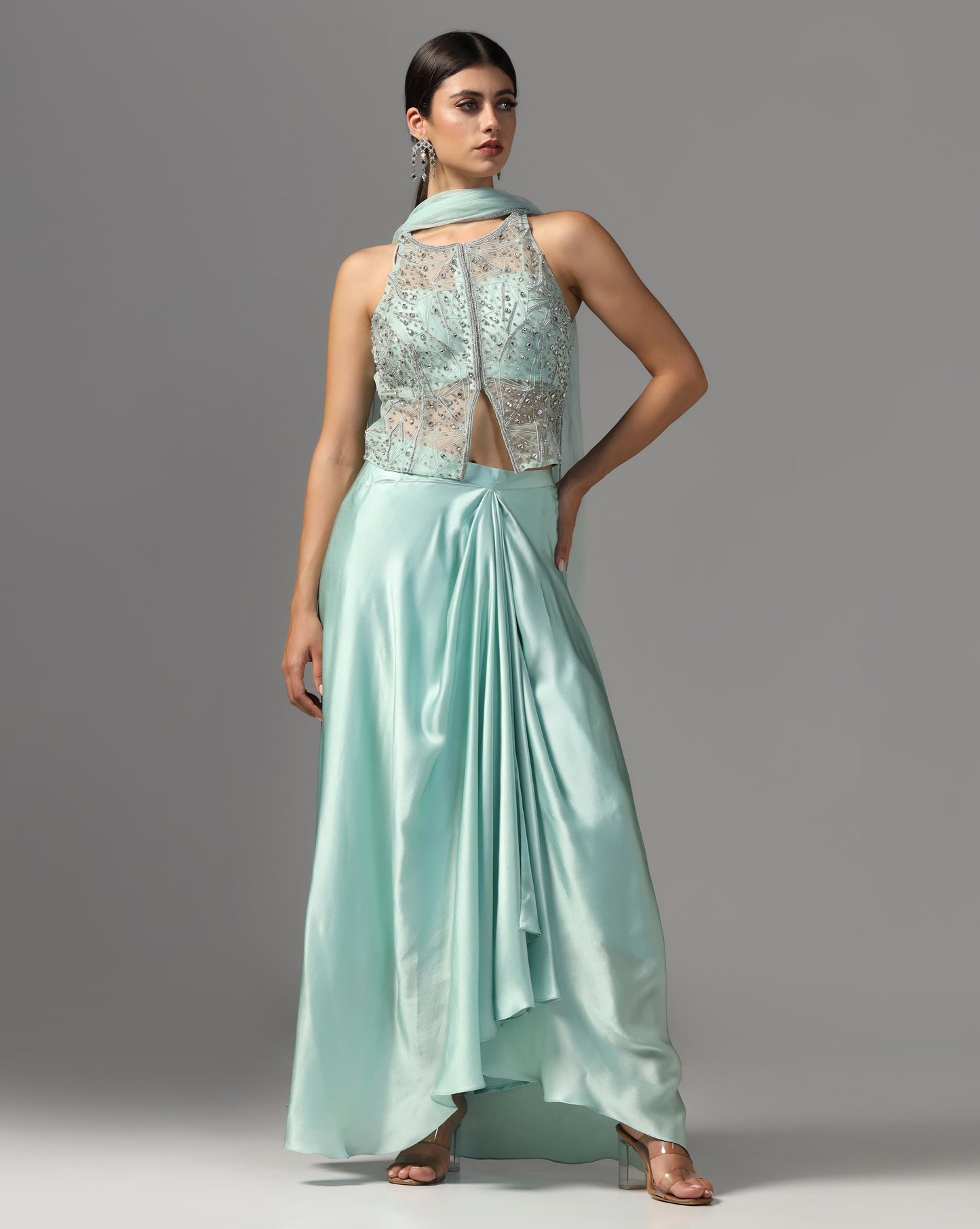 Aqua Glace Crystal-Embellished Fusion Set