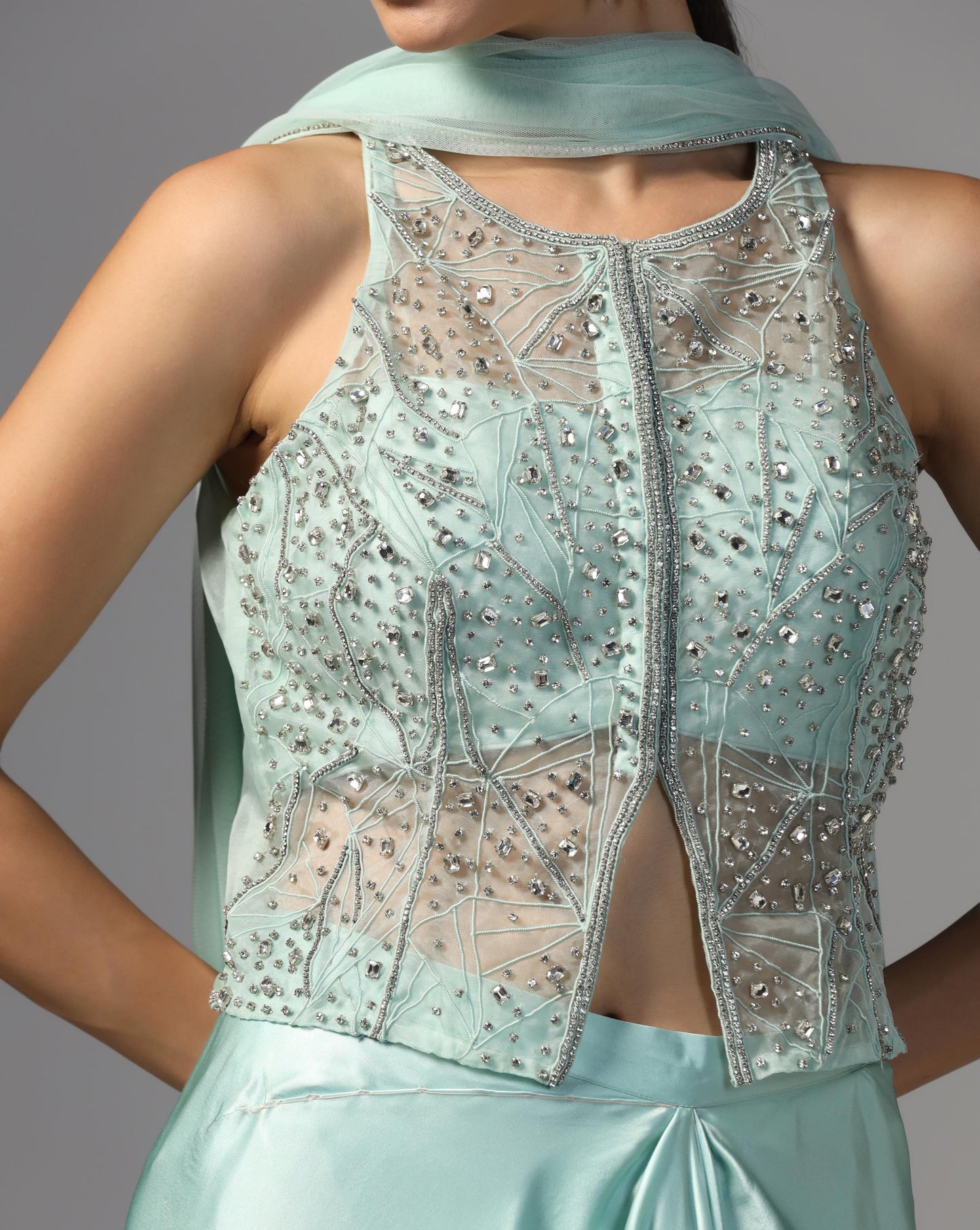 Aqua Glace Crystal-Embellished Fusion Set