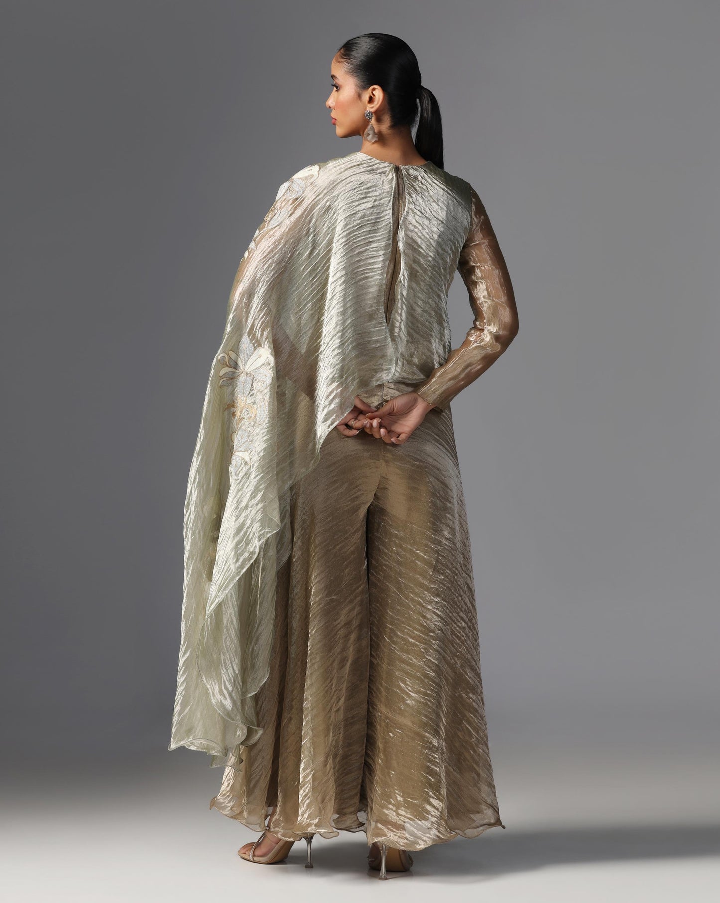 Golden Sage Drape Set